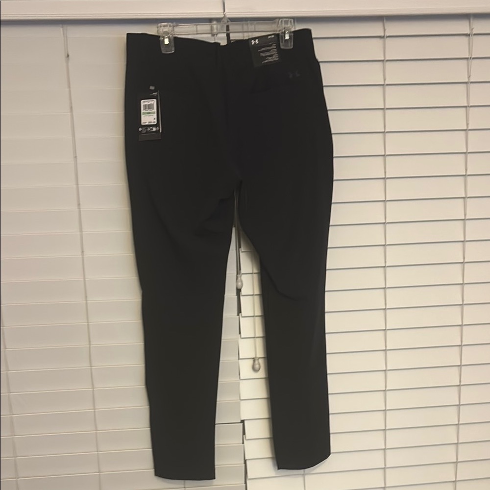 Under Armour Black Golf Pants Tapered Fit